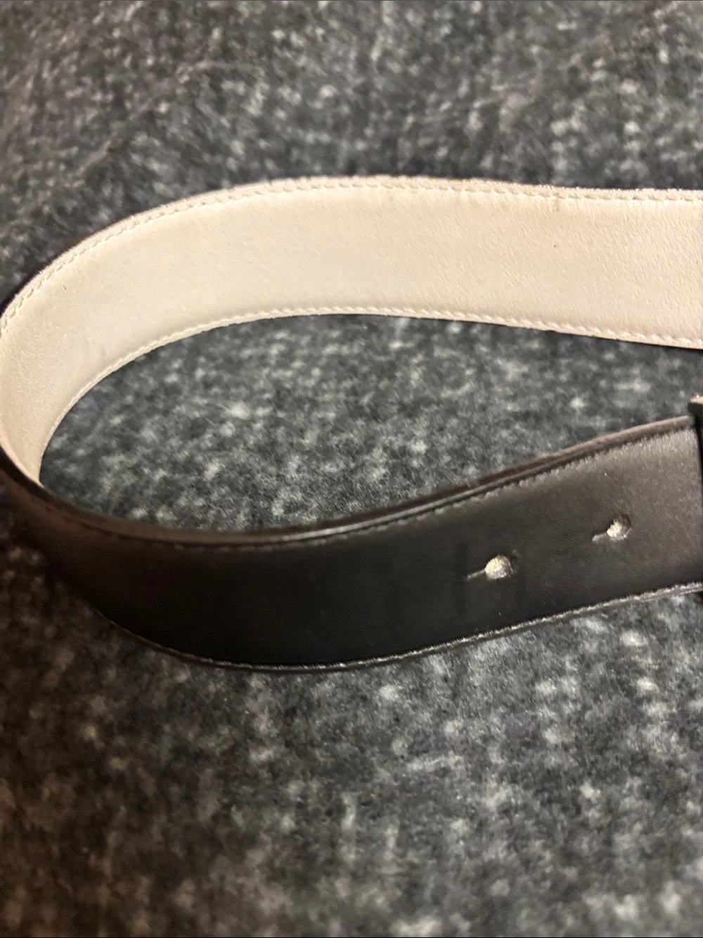 Nike Men’s Leather Black Logo Buckle Belt Sz 38